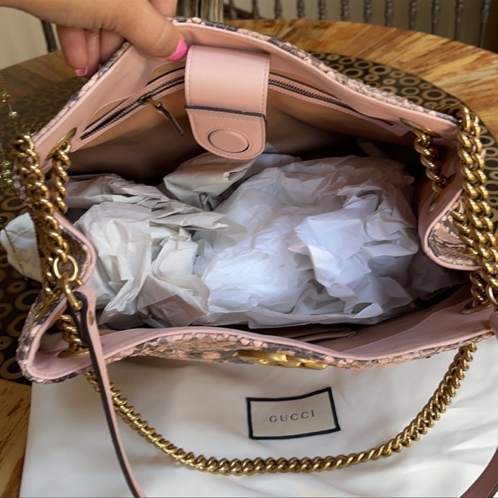 Gucci Marmont GG python bag - Picture 3 of 4
